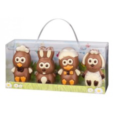 4 Easter Chocolate Figures